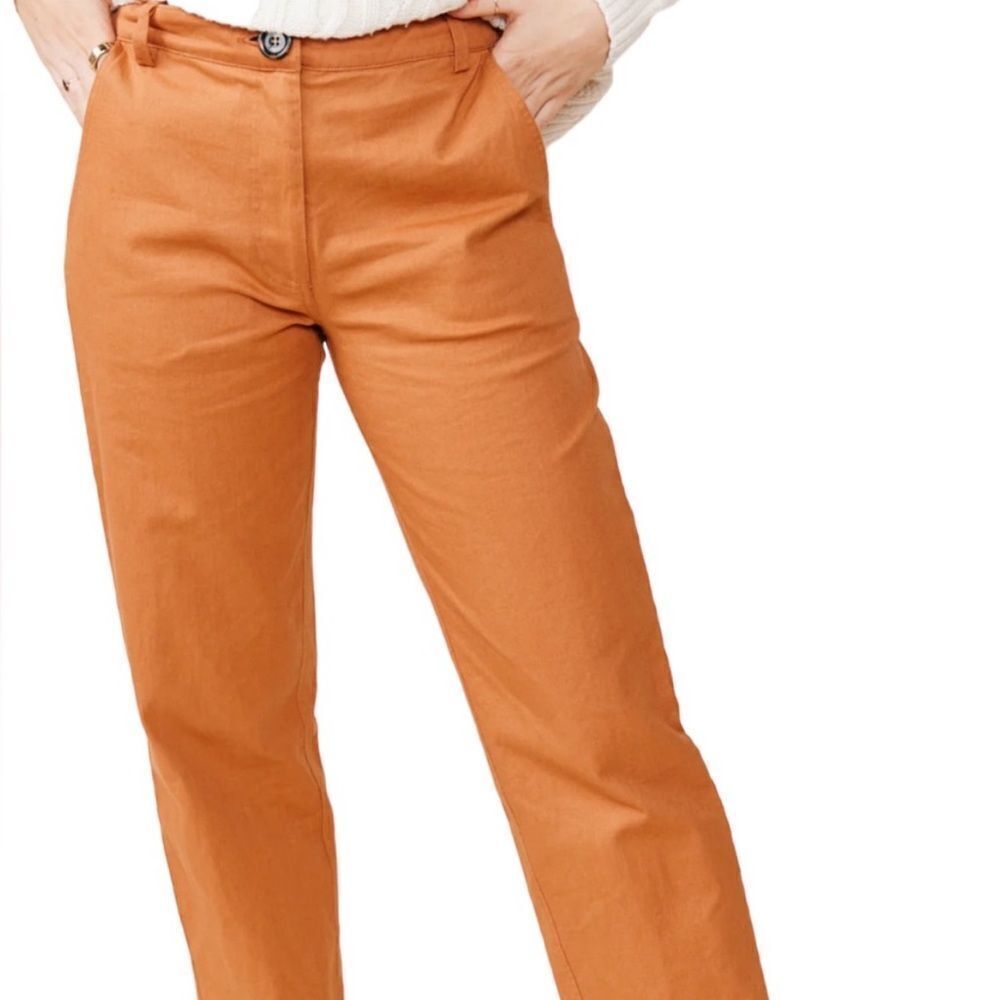 Able Ann Twill Straight Leg Pant Terracotta
